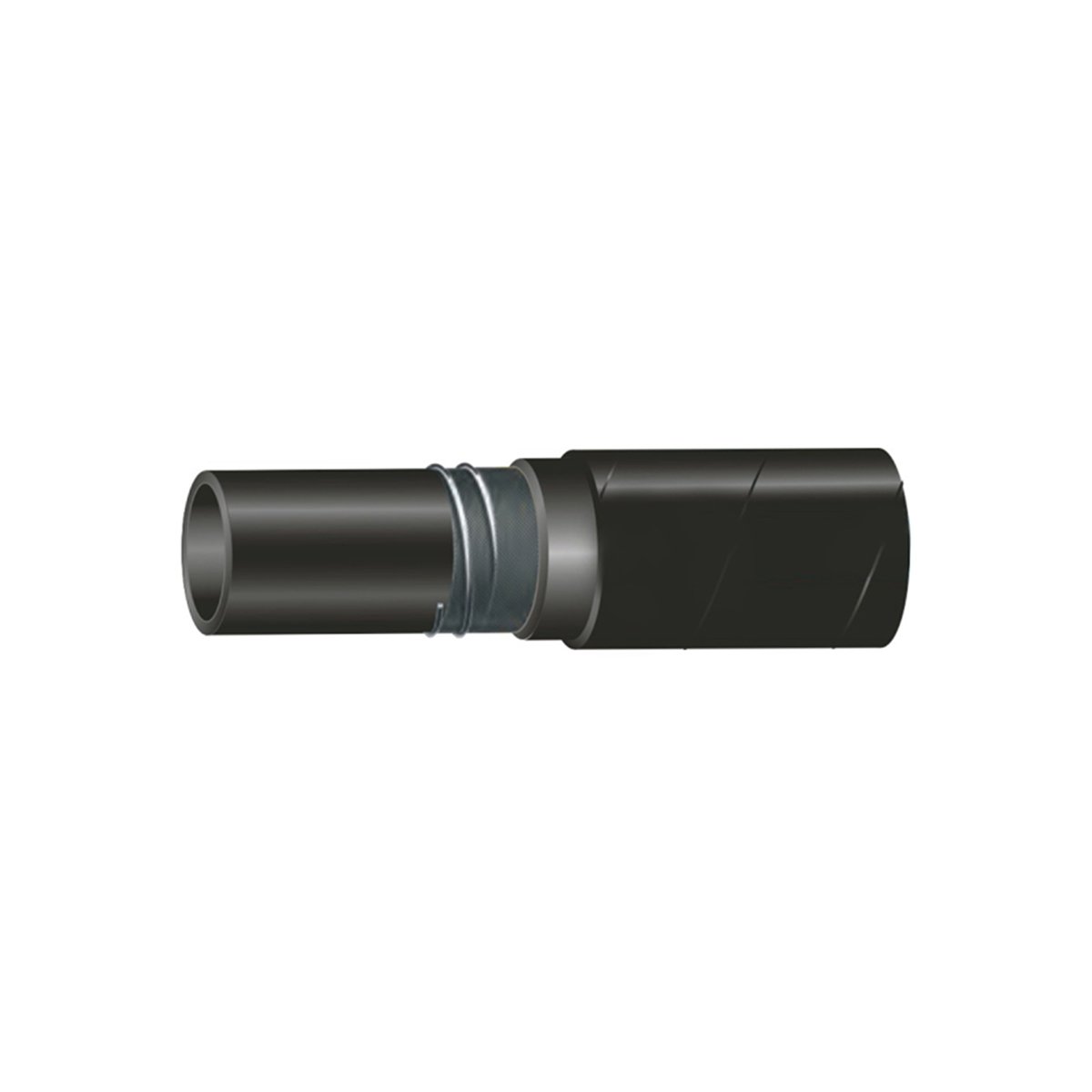 Rola furtun presiune hidraulic 25m cu dubla insertie textila DN25 (int. FI25 / ext. FI41)SAE 100 R4 1